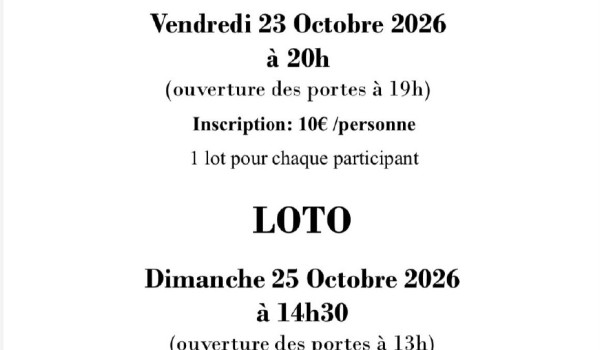 Comit&eacute; des F&ecirc;tes : Concours de belote